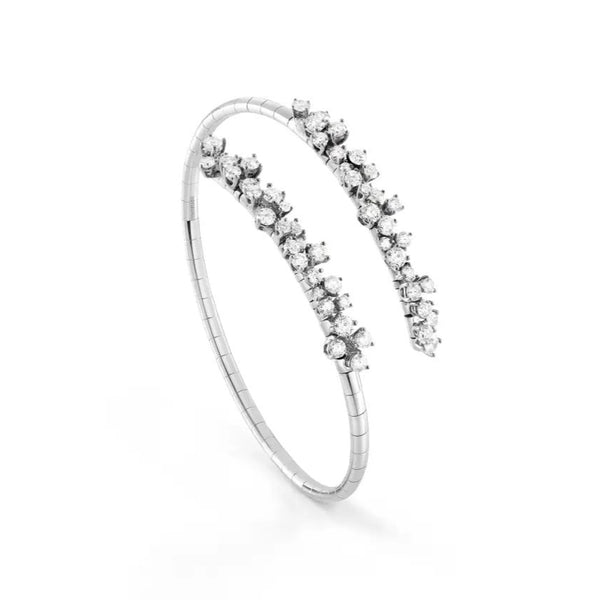 Mimosa Flexi White Gold and Diamonds Bracelet